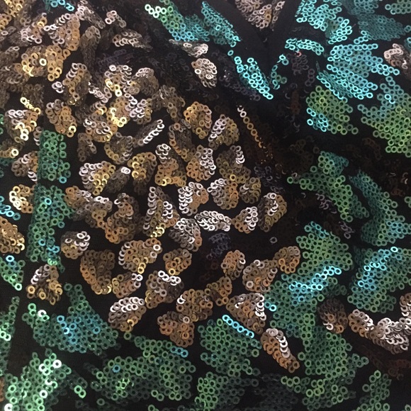 Aqua Sequin Sparkle Sweetheart cocktail Dr… - Picture 6 of 6